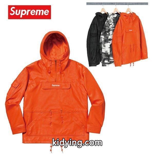 Supreme シュプリーム Leather Anorak パーカー 2018-19年秋冬 :sup-item-0384:fashionplate Yahoo!ショップ - 通販ショッピング-0