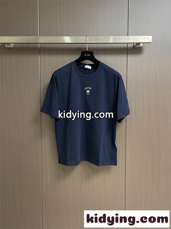 CELINE PARIS♥2026春夏流行 セリーヌ tシャツコピー男女OKシンプルデザイン3色-1