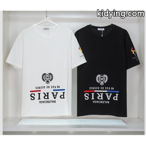 バレンシアガ BALENCIAGAtシャツコピー 今期注目のブランドトレンド 絶妙にオシャレ人気アイテム 半袖Tシャツ-0