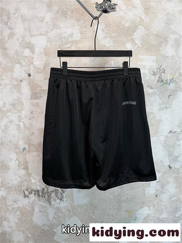 ブラック 半袖Tシャツ Chrome Hearts クロムハーツ コピー グリーンサークルバックプリント クロスモチーフ クルーネック ストリートトップス-3