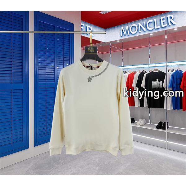 新登場 ホワイト スウェット ミニプリント 着心地抜群 MONCLER モンクレール コピー-1