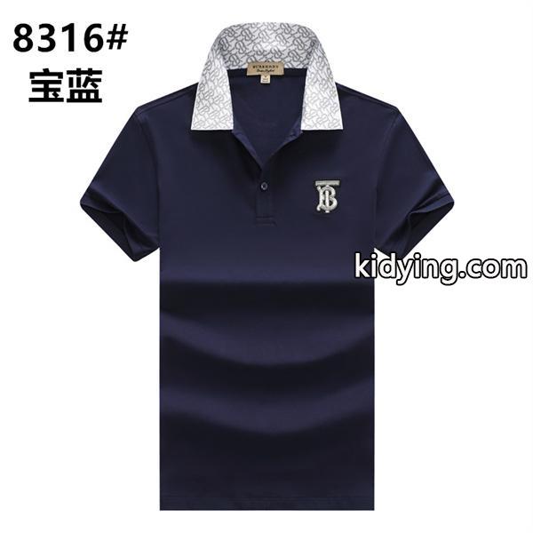 シンプルなファッション 半袖Tシャツ 2色可選 この時期の一番人気は バーバリー BURBERRY_偽物ポロシャツ_メンズファッション_スーパーコピーブランド激安通販 専門店-0