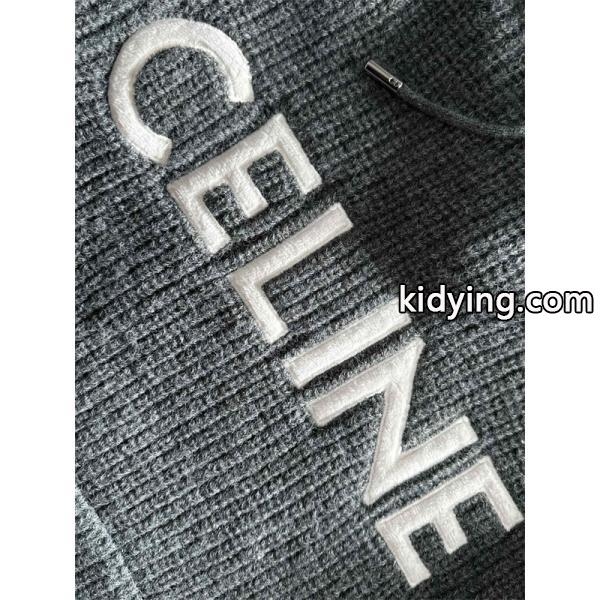 CELINE  ❤セリーヌパーカーコピー❤ニット生地ユニセックス使い勝手2025トレンド最新人気アイテム-7