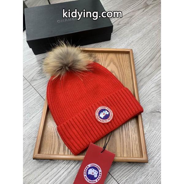 秋冬に映える上品グレー カナディアングース Canada Goose ニット帽 スーパーコピー N級-4