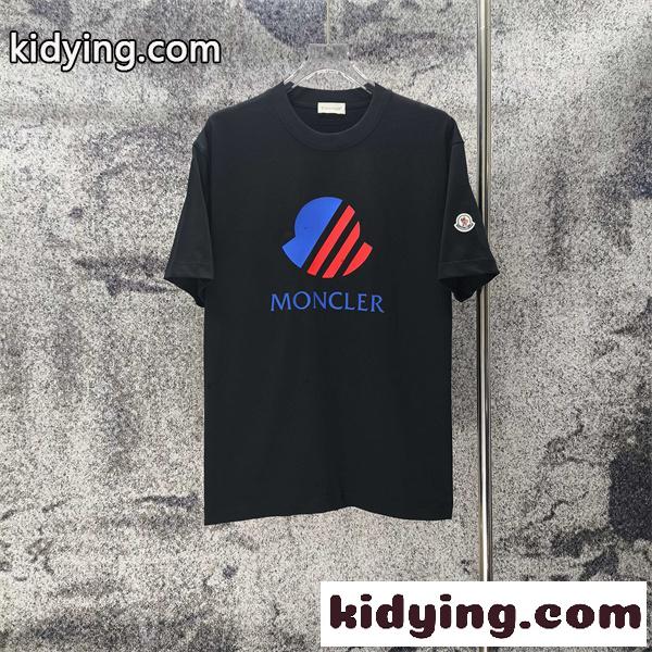 MONCLER モンクレール コピー 半袖Tシャツ フロントプリント アイコンデザイン 軽快カジュアル-1