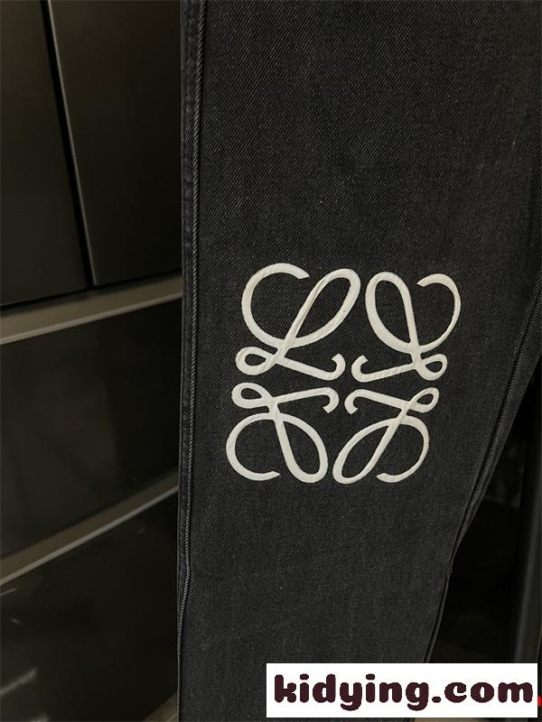 LOEWE ロエベ コピー レアデザイン デニム パンツ 高級感 2026新作-7