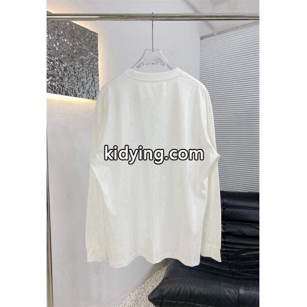 秋冬 高評価 ホワイト プリント ロングTシャツ ACNE STUDIOS アクネ ストゥディオズ コピー-1