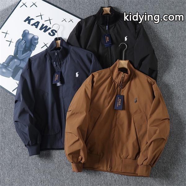 POLO RALPH LAUREN 偽物 秋冬日常多色 定番 ネイビー × ブラック × カーキ スタンドカラー ジャケット ポロラルフローレン-6