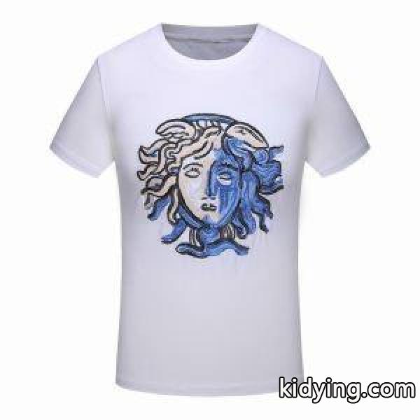 ヴェルサーチ VERSACE 目を惹くアイテム 半袖Tシャツ 18新品*最安値保証 2色可選_ヴェルサーチ VERSACE_ブランド コピー 激安(日本最大級)-1