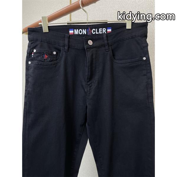 トレンド ブラック デニムパンツ シンプル デイリー着用 MONCLER モンクレール 偽物-3
