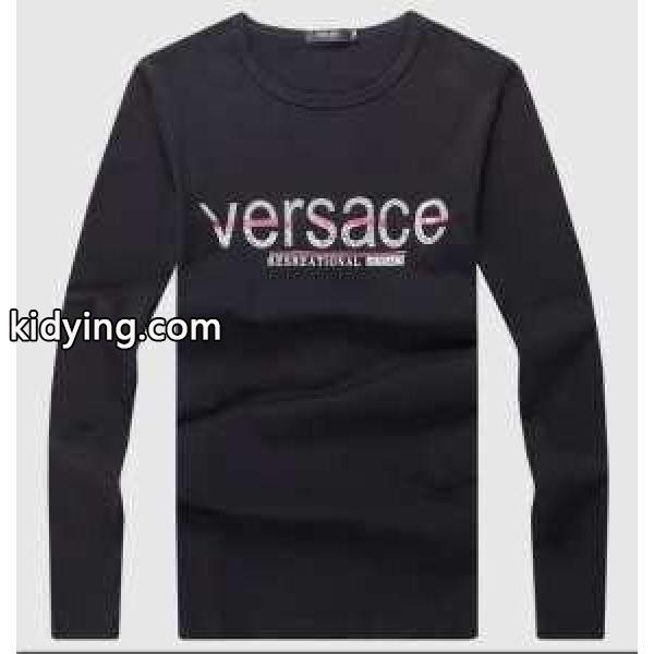 個性的なデザ ヴェルサーチ 長袖Tシャツ 柔らかい手触り 4色可選_ヴェルサーチ VERSACE_ブランド コピー 激安(日本最大級)-1