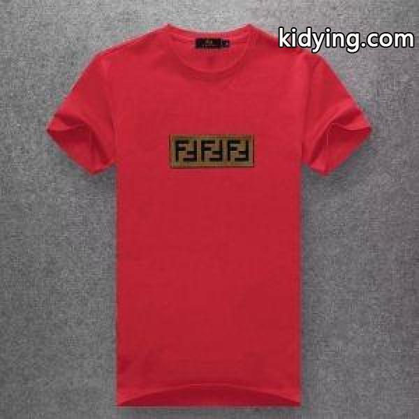 VIPSALE◆関税込 FENDI メンズ ブラウン ジャガード 半袖Tシャツ41887352フェンディ t シャツ コピー１０色展開-3