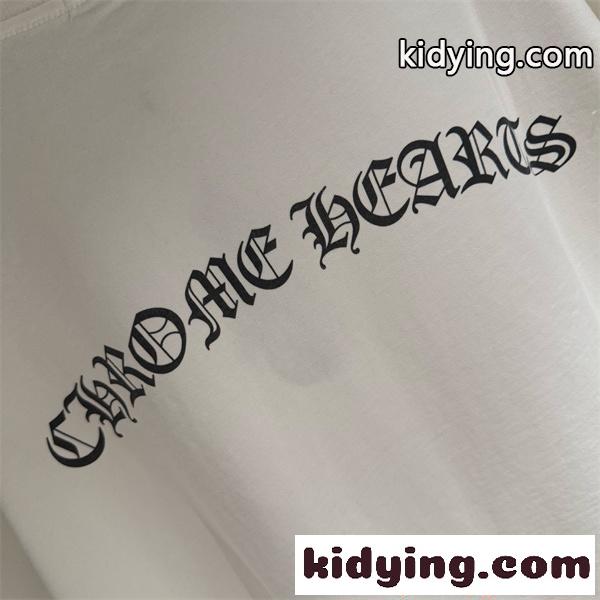 Tシャツ 半袖 ポイント ビッグシルエット ブラック シンプル CHROME HEARTS クロムハーツ コピー-7