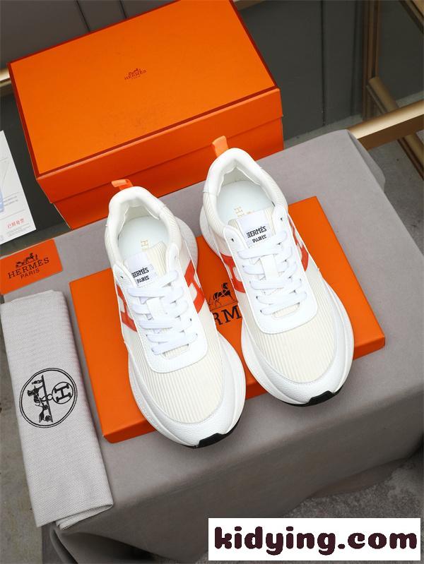 履き心地2026SS&Hermès エルメススニーカーコピー メンズカジュアルシューズ人気-4