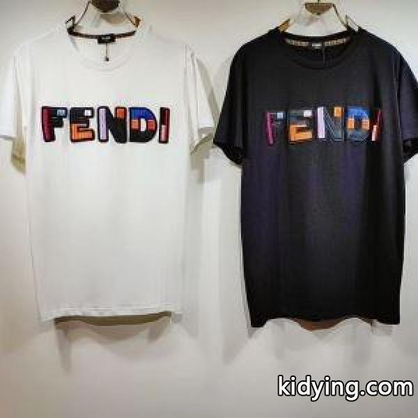 今シーズンは特に人気 半袖Tシャツ フェンディ2019SSのファッション FENDI 春夏のおしゃれを楽しんで 2色可選 今すぐオシャレになれる！_フェンディ FENDI_ブランド コピー 激安(日本最大級)-0