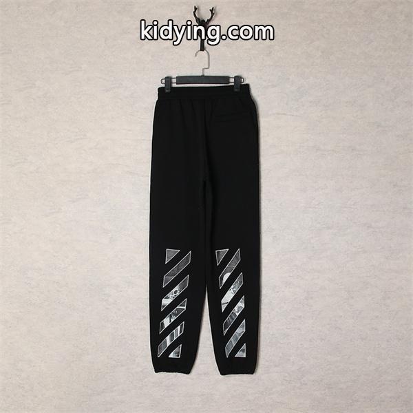 クール印象 メタリック調 Off-White オフホワイト コピー スウェット パンツ 洗練ストリート-0