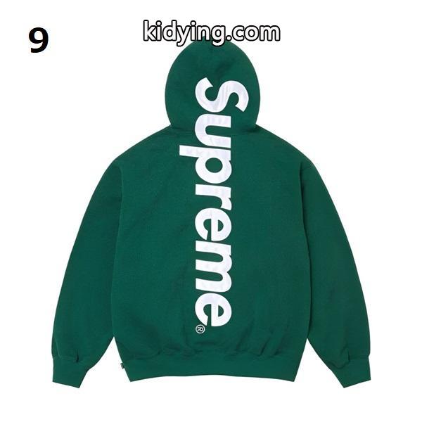 11色対応❤2026人気❤ Supreme  Satin Appliqué Hooded Sweatshirtシュプリームパーカーコピー-8
