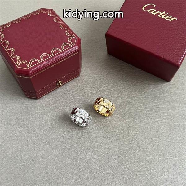 Cartier カルティエ コピー 立体感際立つ ボリュームチェーン リング モード-2