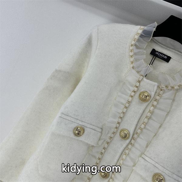クラシック感 コンパクト BALMAIN バルマン コピー ジャケット 格上げ コーデ-2