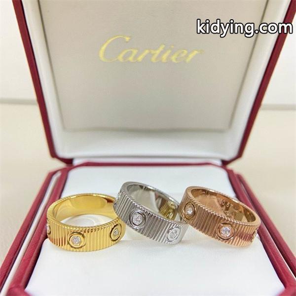 存在感抜群 Cartier カルティエ コピー リブテクスチャー リング 高級 2026新作-5