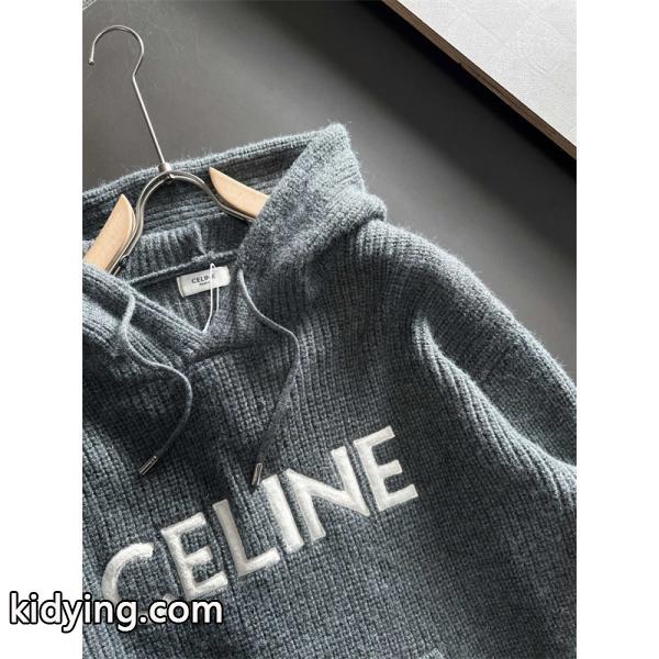 CELINE  ❤セリーヌパーカーコピー❤ニット生地ユニセックス使い勝手2025トレンド最新人気アイテム-1