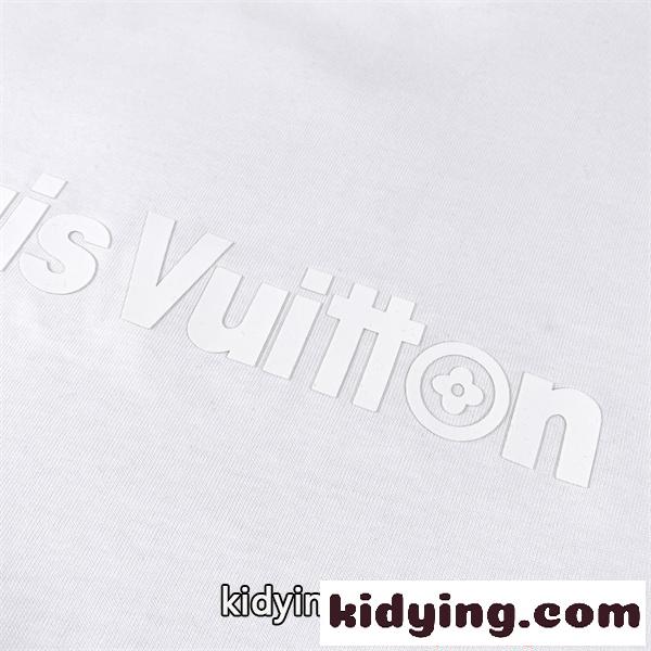 LOUIS VUITTON 半袖Tシャツ ベーシック 落ち着き 大人コーデ 快適 着回し力抜群 ルイヴィトン 偽物-4