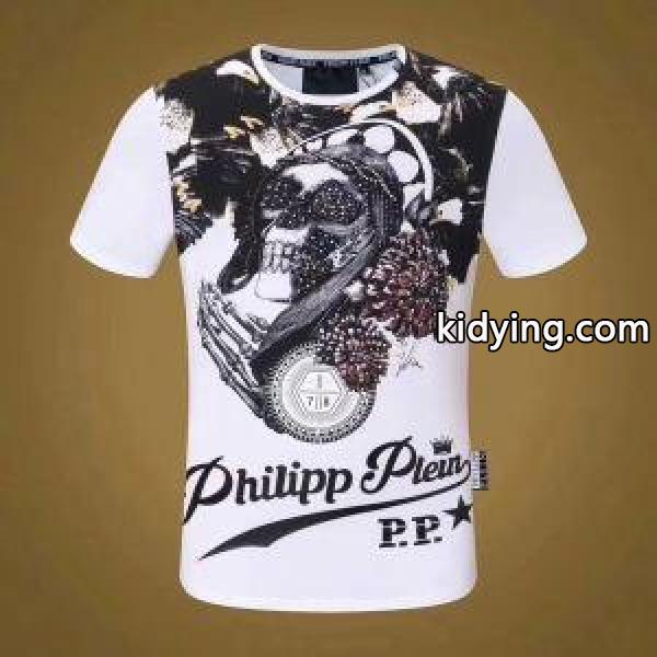 2018話題となる フィリッププレイン PHILIPP PLEIN 最高級品質 半袖Tシャツ 2色可選 高評価人気品_フィリッププレイン PHILIPP PLEIN_ブランド コピー 激安(日本最大級)-0