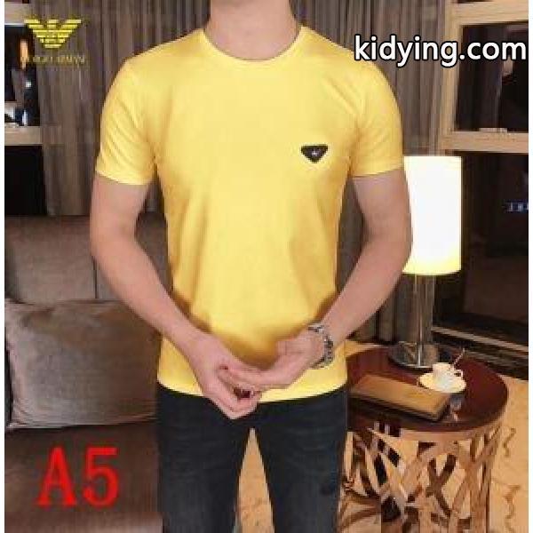 2019 SPRING／SUMMER おしゃれに着こなせる アルマーニ ARMANI 半袖Tシャツ_アルマーニ ARMANI_ブランド コピー 激安(日本最大級)-4
