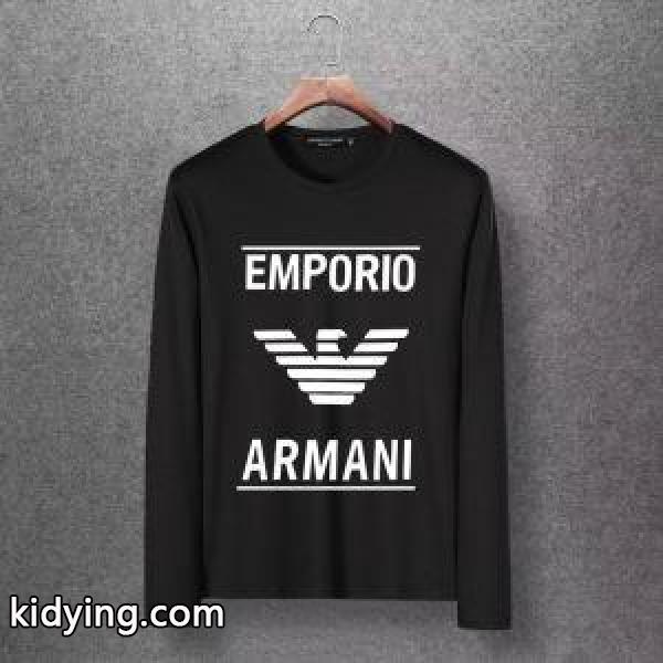 アルマーニ ARMANI 長袖Tシャツ 多色可選 2019秋冬の必需品 季節感溢れる秋らしいコーデ_アルマーニ ARMANI_ブランド コピー 激安(日本最大級)-0