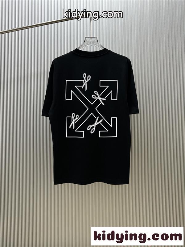 半袖Tシャツ Off-White オフホワイト コピー ストリート プリント 柔らか素材 カジュアル 夏服-2