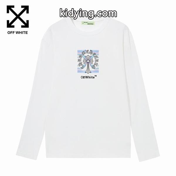 Off-White オフホワイト 長袖Tシャツ 2色可選 先取り！2019年春夏トレンド 夏でも快適な着心地_Off-White オフホワイト_ブランド コピー 激安(日本最大級)-0