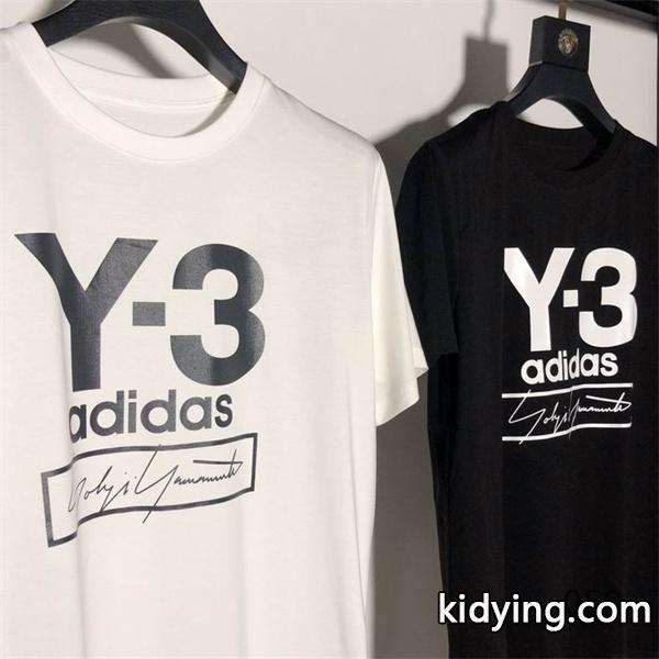 Y-3×Adidasコラボワイ・スリーロゴ半袖tシャツ 春先から真夏まで長く活躍してくれるアイテム-0