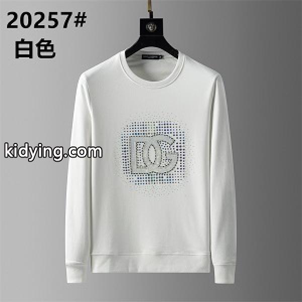海外限定! DOLCE&GABBANA お洒落でカッコ良いトレーナーコピー 洗練された上品なスタイル 2色展開-0