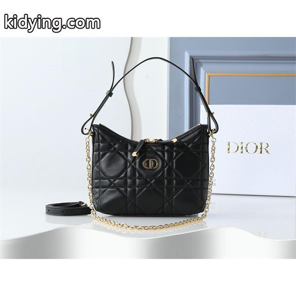 ブラック菱格 金属ロゴ ディオール ショルダーバッグ スーパーコピー レディース クラシック DIOR-2