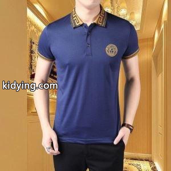 夏の暑い日にも快適に Tシャツ/半袖 2色可選 ヴェルサーチ 夏の注目2019ブランド新作 VERSACE_ヴェルサーチ VERSACE_ブランド コピー 激安(日本最大級)-1