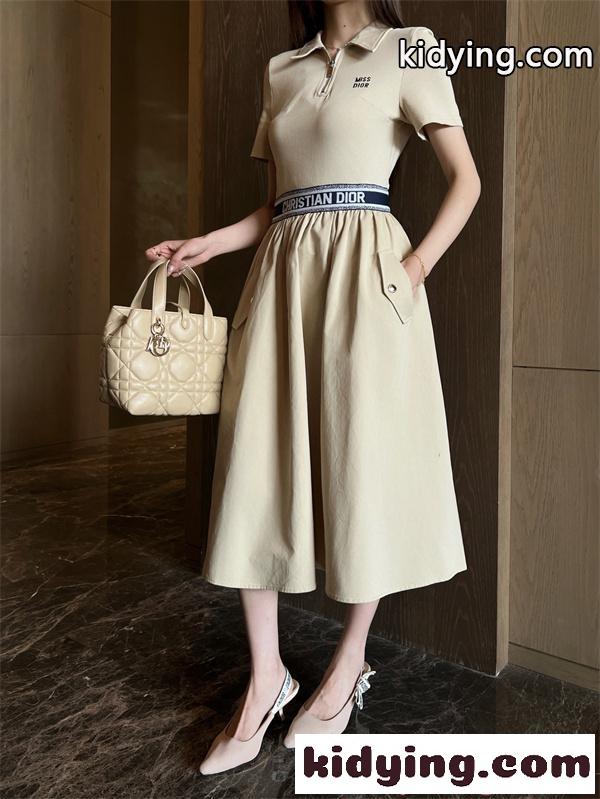 人気 ブラック エレガント 都会系 レディース ワンピース DIOR ディオール コピー-1