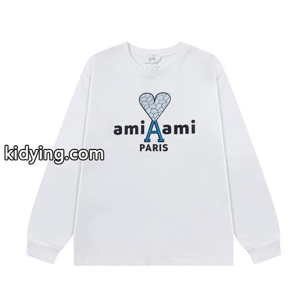 AMI PARIS アミ パリス コピー ホワイトカラー フレンチムード  大人カジュアル ロングスリーブ-0