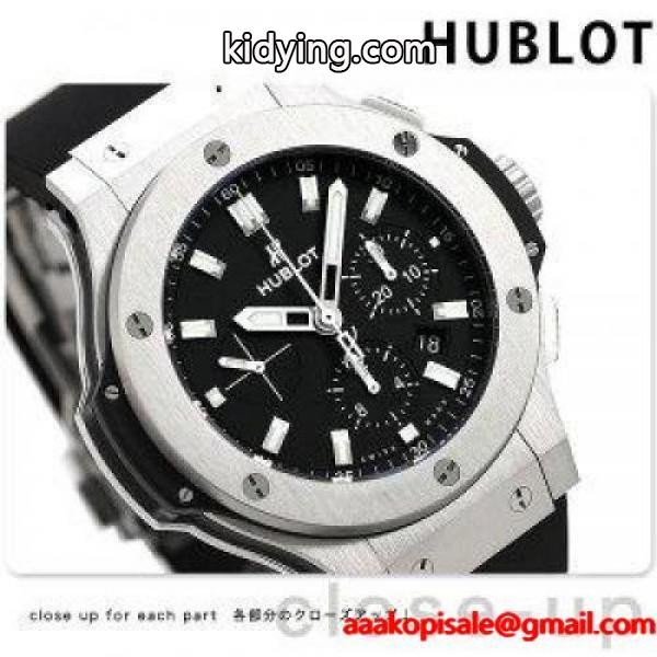 ウブロ HUBLOT ビッグバン スチール クロノグラフ 44mm 自動巻き 301SX1170RX メンズ 腕時計 ブラック :301-SX-1170-RX:腕時計のななぷれ - 通販ショッピング-0