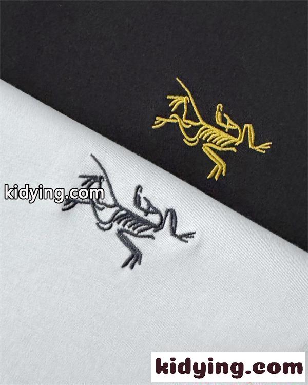 ホワイト ブラックアークテリクス コピー ARCTERYX ミニマル 半袖Tシャツ シンプル 上品 軽量 快適-8