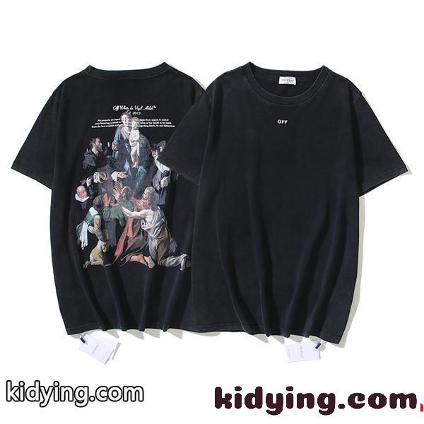新品未使用 オフホワイト高評価人気品！半袖Tシャツ Off-White 2色可選_ブランド コピー 激安(日本最大級)-0