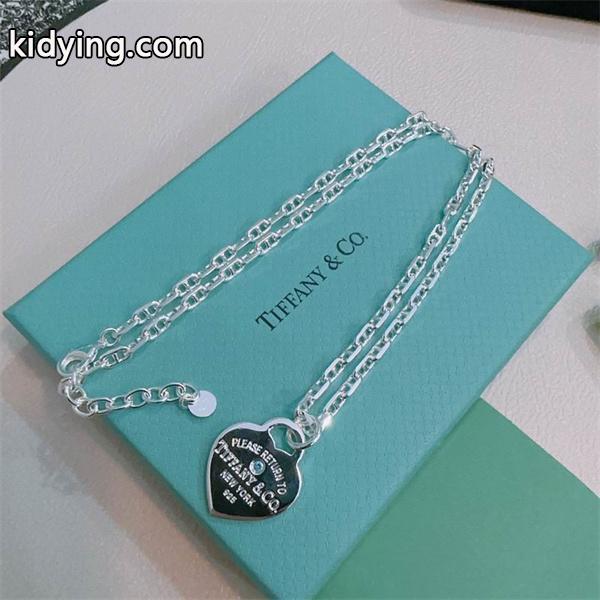 アイコニックモチーフ 上品演出 ハート チャーム ネックレス Tiffany&Co ティファニー コピー-2