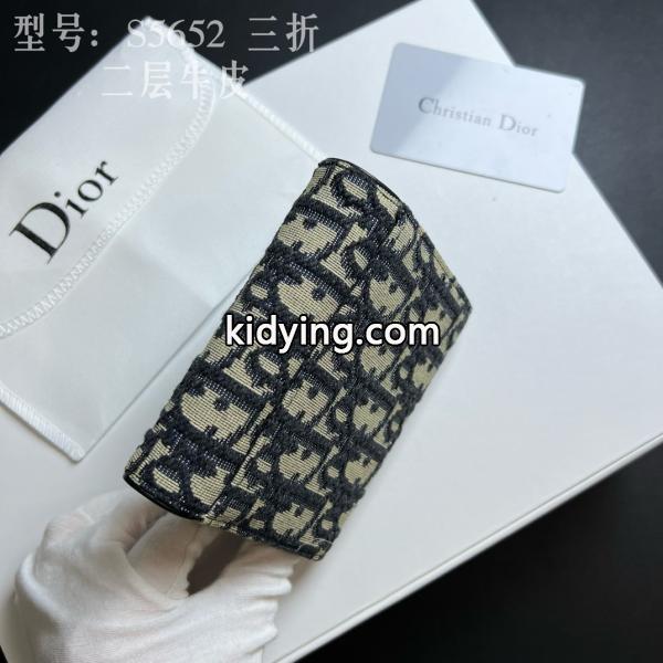 2026春夏☆DIOR  Lotus  Oblique☆ディオール折りたたみ財布 コピーS5652CTZQ-M928-6