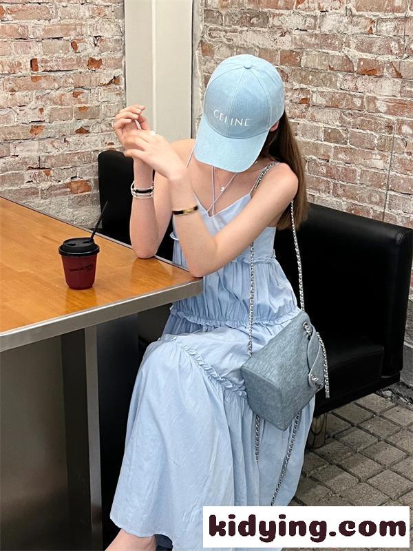 CELINE コピー セリーヌ 今季大注目 キャップ  刺繍ロゴ サイズ調整 ファッション小物-6
