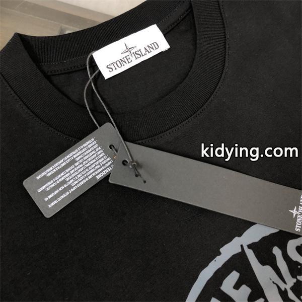 ストーンアイランド 長袖tシャツコピー 上質 ヴィンテージロゴ 人気 ブラック STONE ISLAND-0