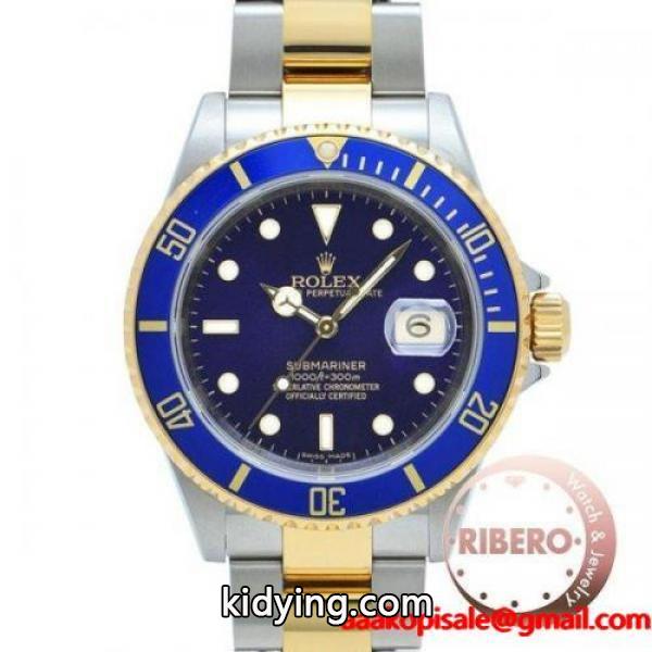 ROLEX ロレックス サブマリーナデイト Ref16613 M番ルーレット SS/YG 箱、保証書付 USED :010518041:RIBERO - 通販ショッピング-0