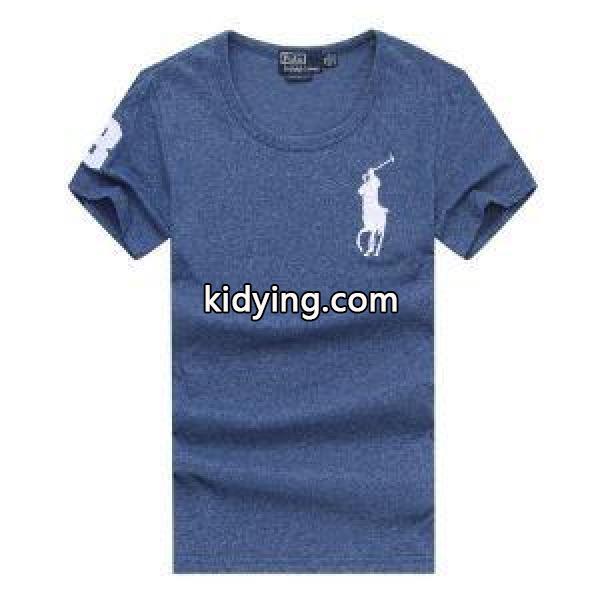 話題となる人気品Polo Ralph Laurenポロ ラルフローレンtシャツコピーメンズ無地クルーネック半袖-2