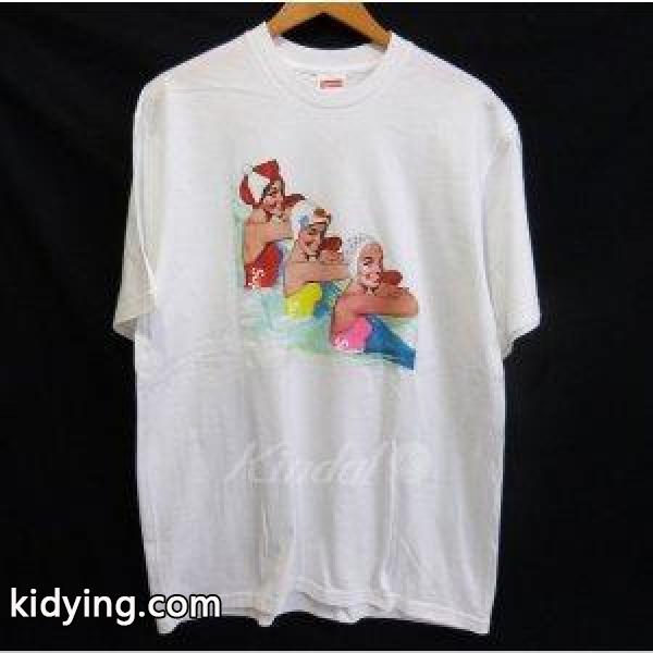 SUPREME 18SS 「Swimmers Tee」 プリントTシャツ ホワイト サイズ：M (銀座店) 180906 :8042000036643:カインドオル - 通販ショッピング-0