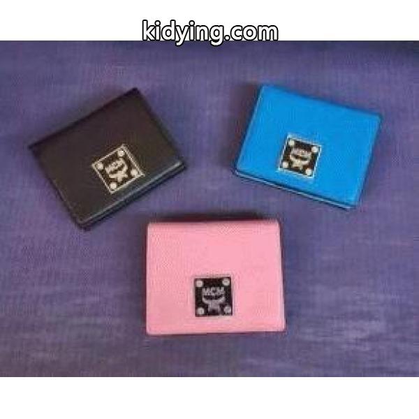 可愛いエムシーエム 財布 二つ折り MCM レディース 二つ折り ミニ財布 小銭入れ 3色可選-0
