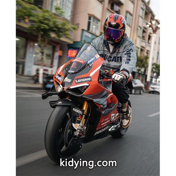 Supreme×DUCATI 激安 SS24 レーシングフーディージャケット 男女兼用 ダブルポケット ジップアップ 外套-7