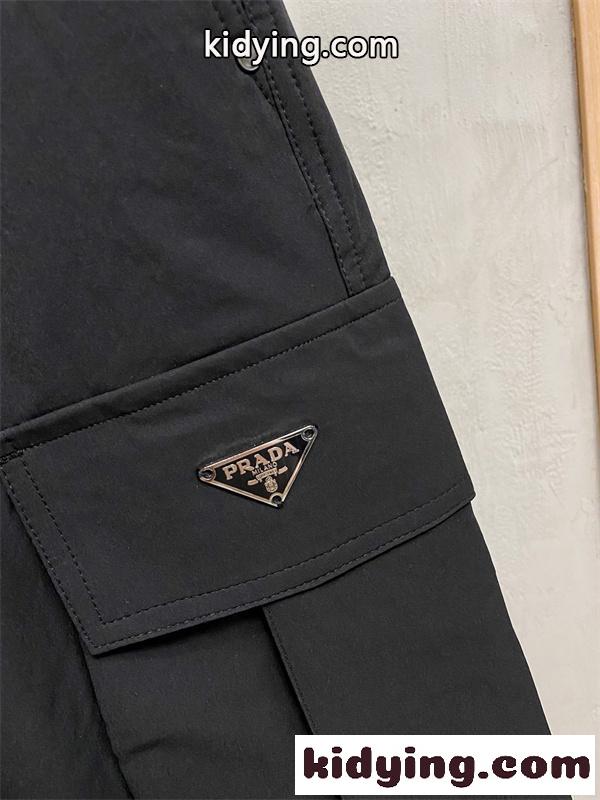 PRADA  26ssプラダショットパンツコピーカッコイイ個性的人気アイテムおしゃれ-4